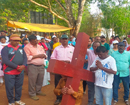Yuvamitra Youth Commission conducts meaningful pilgrimage through Way of the Cross in Shimoga